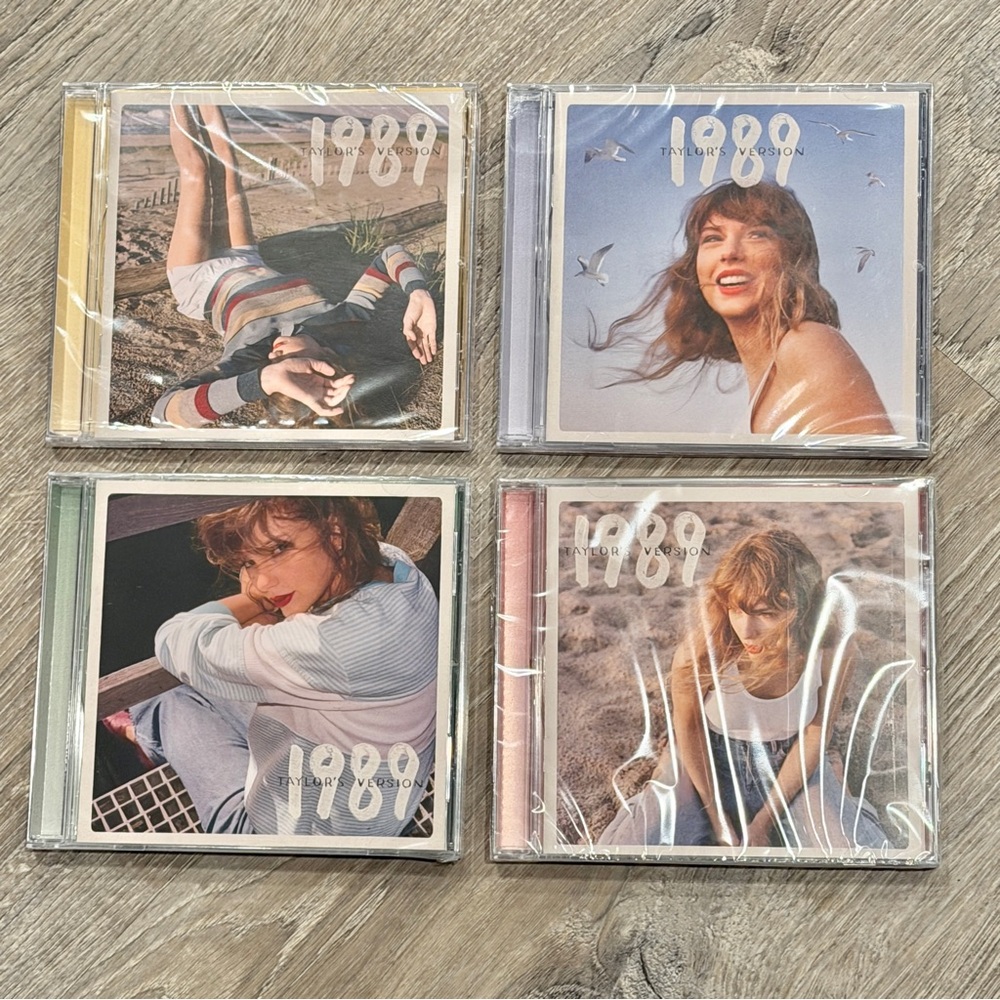 Taylor Swift 1989 Taylor’s Version Blue Pink Green Yellow Edition Deluxe CD Set